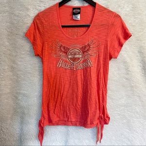 Harley Davidson Side Tie Tee